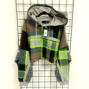 ADIDAS X IVY PARK HALLS OF IVY CROP TOP HOODIE